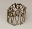 Bracelet or armlet with uraei, Silver