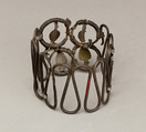 Bracelet or armlet with uraei, Silver
