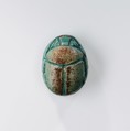 Scarab Inscribed With the Name Aakheperenre (Thutmose II), Glazed steatite