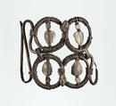 Part (?) of a bracelet or armlet with uraei, Silver