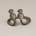 Bracelet with two uraei, Silver