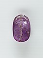 Scarab Inscribed for an Official, Amethyst