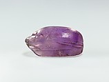 Scarab Inscribed for an Official, Amethyst