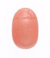 Scarab Inscribed With a Private Name (?), Red jasper or carnelian