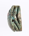 Scarab Inscribed For the Scribe Djehutymose, Green glazed steatite