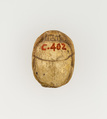 Scarab Inscribed with the Throne Name of Ahmose, Faience
