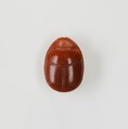 Scarab with Tilapia Fish, Jasper (red)