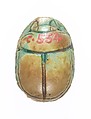 Scarab, Green glazed steatite