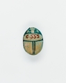 Scarab, Blue glazed steatite