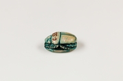 Scarab, Blue glazed steatite