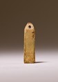 Seal or amulet inscribed with the name of Amasis, Yellow faience