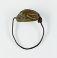 Scarab Finger Ring, Faience, copper wire