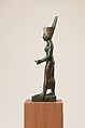 Statuette of Neit, Cupreous metal with precious metal inlay