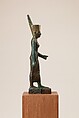 Statuette of Neit, Cupreous metal with precious metal inlay