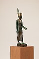 Statuette of Neit, Cupreous metal with precious metal inlay