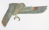 Inlay Depicting a Falcon with Spread Wings | Late Period–Ptolemaic ...