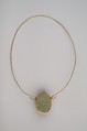 Heart Scarab of Maruta, Gold, greenschist