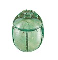 Scarab Inscribed Hatshepsut United with Amun, Steatite (glazed)