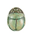 Scarab Inscribed Hatshepsut United with Amun, Steatite (glazed)