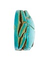 Scarab Inscribed Hatshepsut United with Amun, Egyptian blue