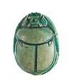Scarab Inscribed Hatshepsut United with Amun, Steatite (glazed)
