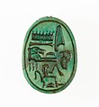 Scarabs from Hatshepsut Foundation Deposits, Steatite (glazed)