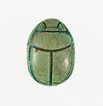 Scarab Inscribed with the Name Maatkare (Hatshepsut), Steatite (glazed)