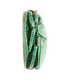 Scarab Inscribed with the Name Maatkare (Hatshepsut) Flanked by Two Red Crowns, Steatite (glazed)