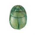 Scarab Inscribed King of Upper and Lower Egypt Maatkare, Having Dominion, Steatite (glazed)