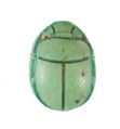 Scarab Inscribed for Maatkare (Hatshepsut), Lord of the Two Lands, Steatite (glazed)