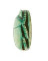 Scarab Inscribed Lord of the Two Lands Maatkare Above a Papyrus Thicket, Steatite (glazed)