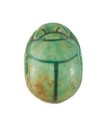 Scarab Inscribed Lord of the Two Lands Maatkare (Hatshepsut), Given Life Forever, Steatite (glazed)