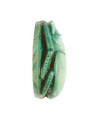 Scarab Inscribed Lord of the Two Lands Maatkare, Living, Flanked by Two Red Crowns, Steatite (glazed)