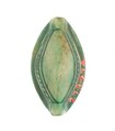 Cowroid Inscribed Lord of the Two Lands Maatkare (Hatshepsut), Living, Steatite (glazed)