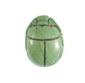 Scarab Inscribed for the Female Horus Wosretkau (Hatshepsut), Steatite (glazed)