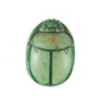 Scarab Inscribed Wosretkau (Hatshepsut), Steatite (glazed)
