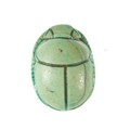 Scarab Inscribed for the God's Wife Neferure, Steatite (glazed)
