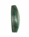 Cowroid Seal Amulet Inscribed with a Decorative Motif, Steatite (glazed)