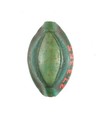 Cowroid Seal Amulet Inscribed with a Decorative Motif, Steatite (glazed)