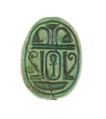 Scarab Inscribed with a Decorative Motif, Steatite (glazed)