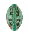 Cowroid Seal Amulet Inscribed with a Hieroglyphic Motif, Steatite (glazed)