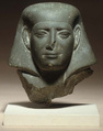 Head of a male statue, Greywacke