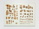 Fragments from a Book of the Dead, Papyrus, ink