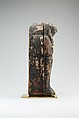 Canopic Coffin in the form of Qebehsenuef, Wood (sycamore), paint, stucco