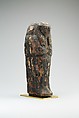 Canopic Coffin in the form of Qebehsenuef, Wood (sycamore), paint, stucco