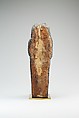 Canopic Coffin in the Form of Duamutef, Wood (sycamore), paint, stucco