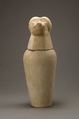 Canopic jar with baboon head, Limestone