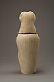 Canopic jar with baboon head, Limestone