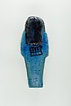 Worker Shabti of Nauny, Faience