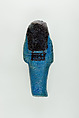 Worker Shabti of Nauny, Faience